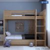 Giường tầng gỗ trẻ em GT0312 thiết kế đơn giản, nhã nhặn
